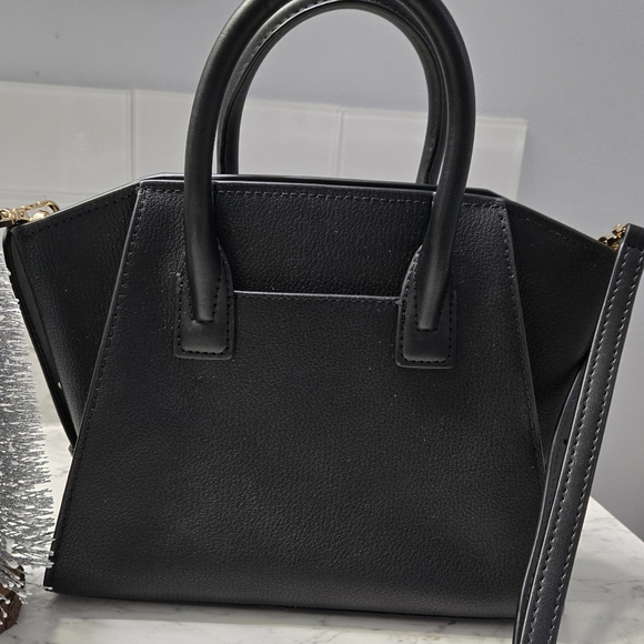 Michael Kors Avril Black Satchel with Gold Accents Excellent Condition. - Picture 2 of 3